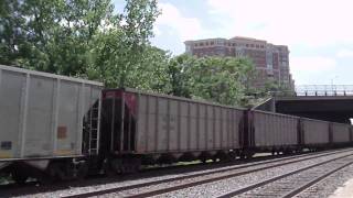 CSX U306 in Hi Def at Alexandria,VA on 6/17/10