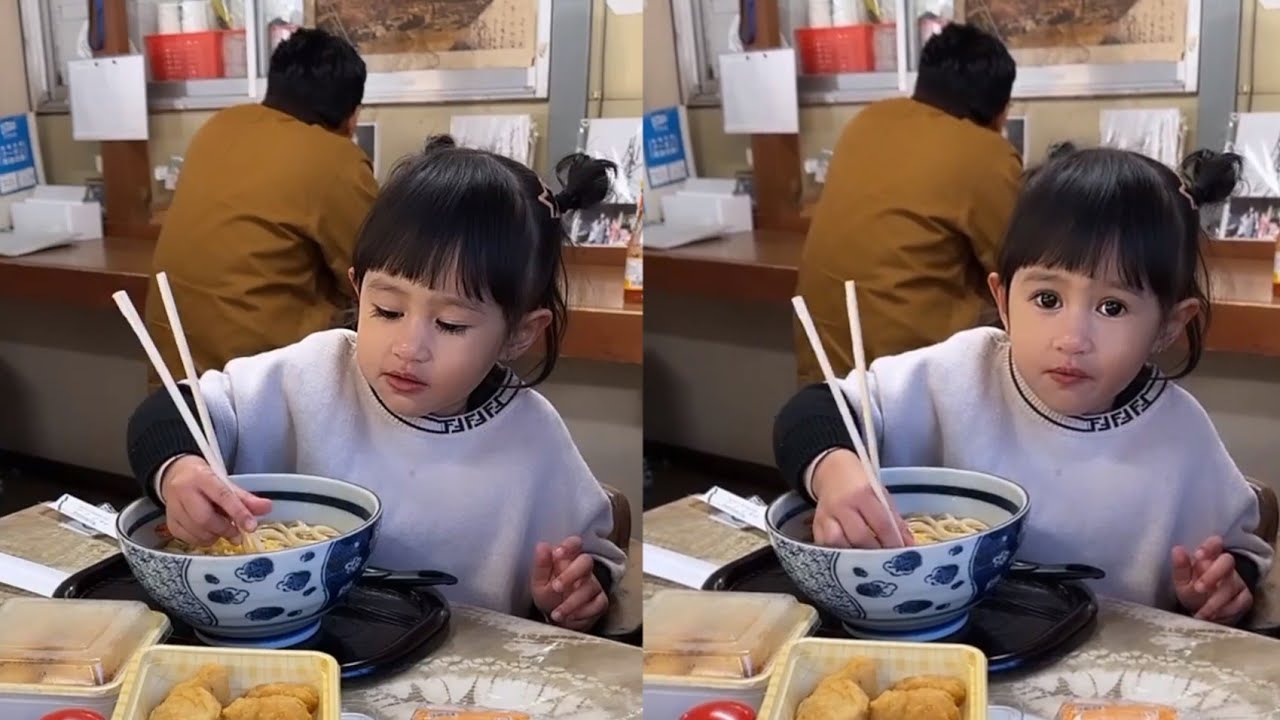 Khalisa Belajar Makan Pakai Sumpit, Semua Orang Gemas | KARTIKA PUTRI FAMILY