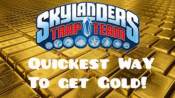 Quickest way to get gold in Skylanders Trap Team! (35k+ in 2 minutes) | JensJ56
