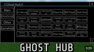 ROBLOX FE SCRIPT GHOST 👻 HUB ❤️ #fluxus #roblox #robloxscript Zeltas Script Yt
