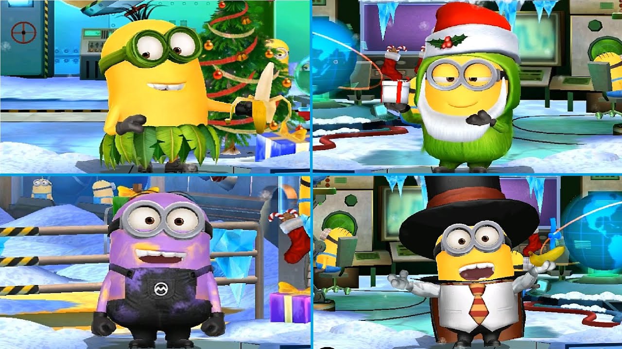 Minion Rush Jungle / Disguised / Green / Magician all rooms rank 40