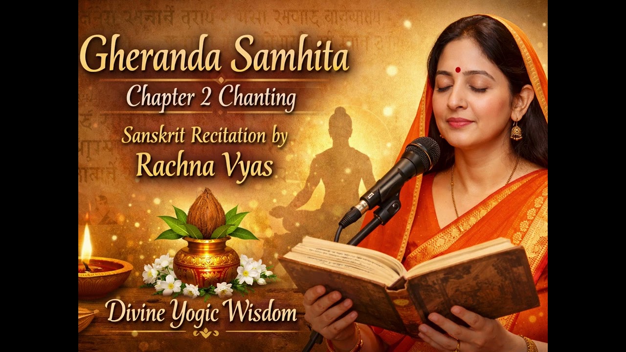 Gheranda Samhita Chapter 3 Chanting | Sanskrit Recitation by Rachna Vyas | Divine Yogic Wisdom