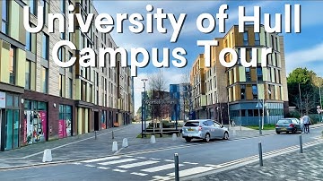 University of Hull Campus Tour 🇬🇧 England, United Kingdom