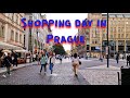 【4K】 Prague Walking tour "Shopping Day"