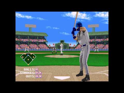 Frank Thomas Big Hurt Baseball ... (Sega Genesis) Gameplay