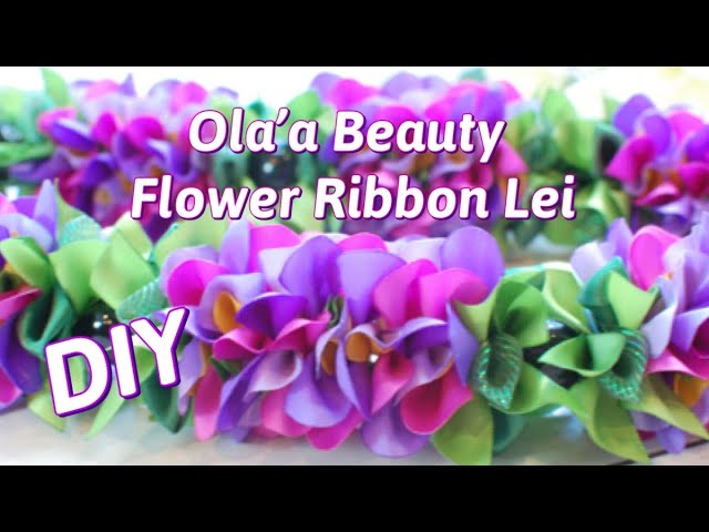 Ribbon Necklace DIY Tutorial 