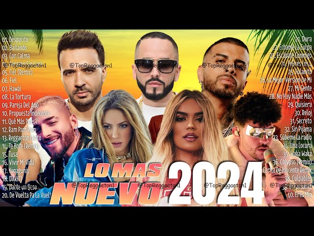 Shakira, Karol G, Feid, Luis Fonsi, Sebastian Yatra, Nacho, Daddy Yankee, Maluma | Pop Latino 2023 class=