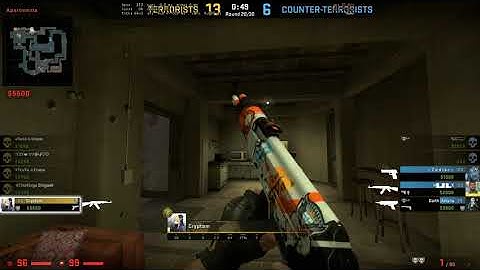 [CS:GO] AK-47 ACE (1v5 Clutch) on Mirage - MGE Bracket.