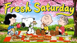 Fresh Saturday Morning with Snoopy 🌸🎹🌼| Peaceful Cafe Jazz to Relax Your Mind by Jazzy