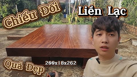 Hoàng Gỗ | Bộ Chiếu Đôi Gỗ Cẩm Hồng Liền Lạc Cực Đẹp Giá Êm