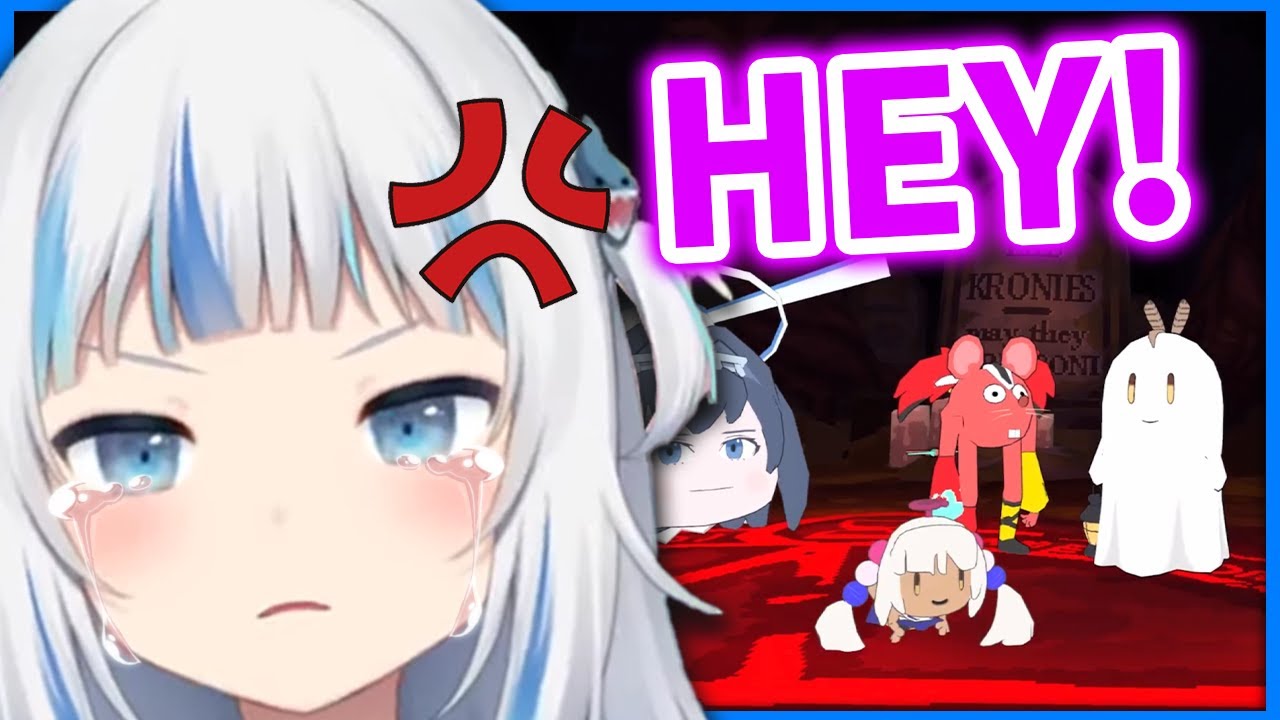 Gura gets 𝘽𝙐𝙇𝙇𝙄𝙀𝘿 instead of Scaring the Kids【HololiveEN】