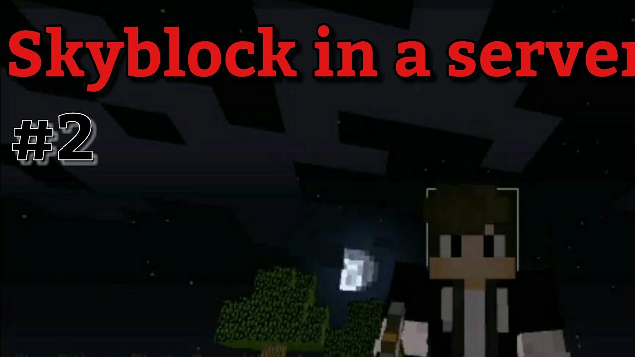 Minecraft : Skyblock in a server | Funny Gameplay #2 - YouTube