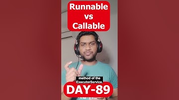 Runnable vs Callable #java #interview #interviewtips