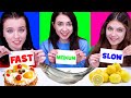 ASMR Fast, Medium or Slow Food Challenge by LiLiBu