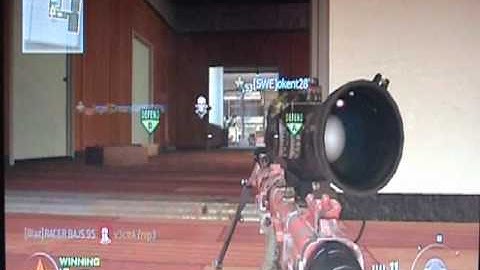 MW2 Insane noscope across map on highrise