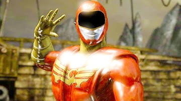 Mortal Kombat XL - Red Power Ranger Kano PC Mod Performs Intro Dialogues Vs All Characters