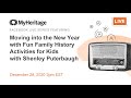 Moving into the new year with fun family history activities for kids