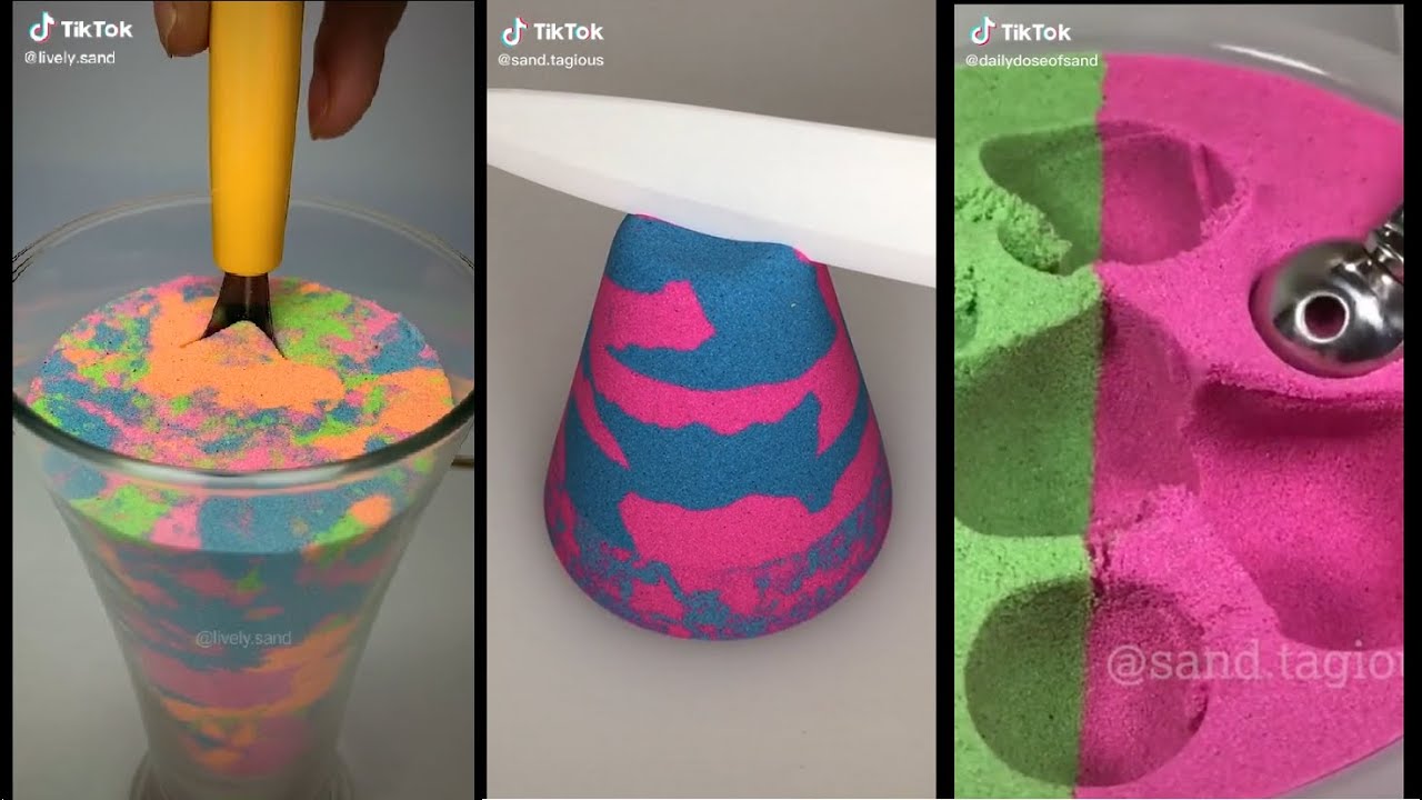 Sand Oddly Satisfying TikTok COMPILATION YouTube