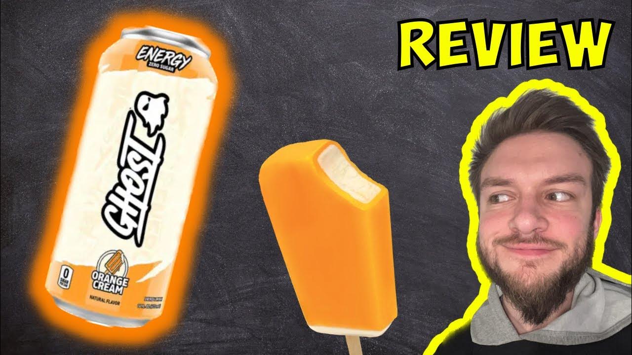 Ghost Energy Drink Orange Creamsicle Review YouTube
