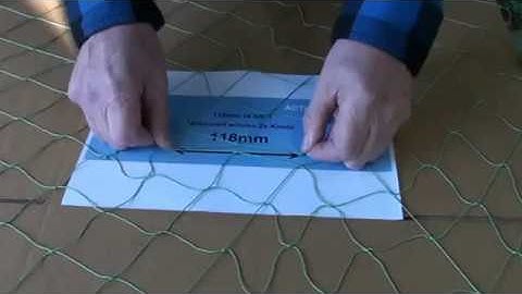 Measuring Fish net Mesh