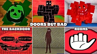 DOORS But Bad : The Backdoor + ROOMS + Seek Chase  Full Walkthrough | ROBLOX