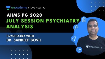 AIIMS-PG 2020 - July Session - Psychiatry Analysis by Dr. Sandeep Govil