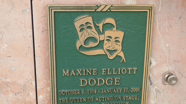 Actress Maxine Elliott Dodge Grave Forest Lawn Hol...
