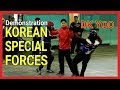 Demonstration on korean special forces