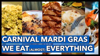 Carnival Mardi Gras, We Eat (almost) Everything! | Cruise Review