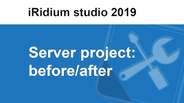 Server project in iRidium studio 2019