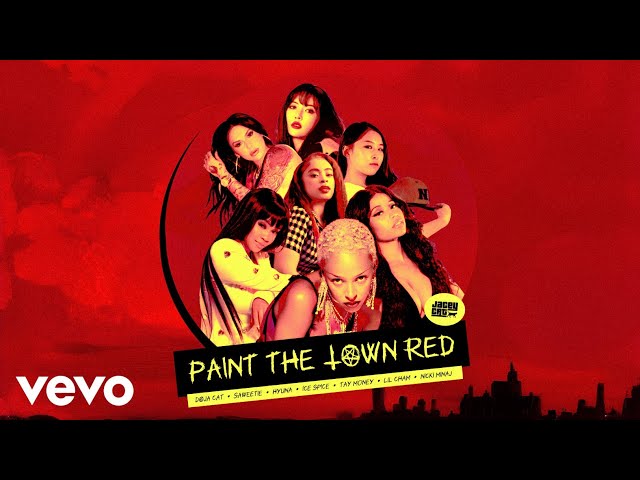 Doja Cat - Paint The Town Red (feat. Nicki Minaj, Ice Spice, Saweetie, HyunA & MORE!) [MASHUP]