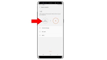 How to Transfer All Contacts From Your Old Phone to a New Phone Using SIM Card or SD Card