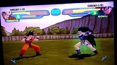 Dragon Ball Z Budokai(Gamecube)-Raditz vs Goku VI