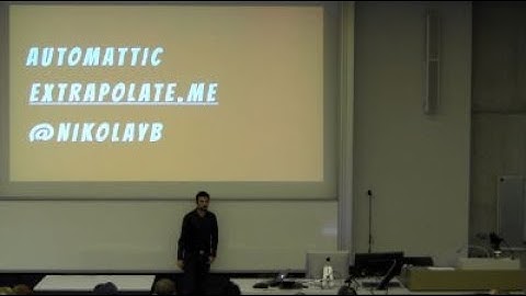 Nikolay Bachiyski: React and Flux for WordPress Developers