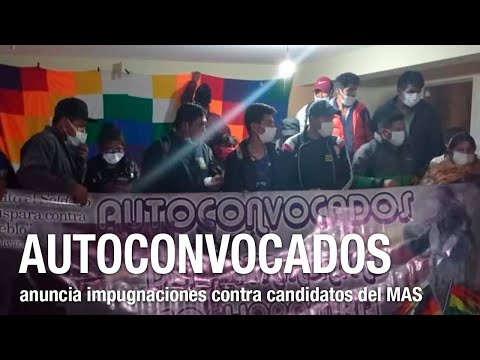 Autoconvocados amenazan cercar el TED y declaran emergencia por las listas del MAS