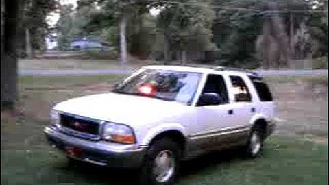 2000 gmc jimmy with code 3 dashlaser