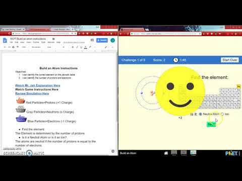 Build an Atom Game Instructions