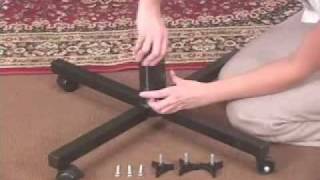 TreeKeeper Rolling Artificial Christmas Tree Stand Setup