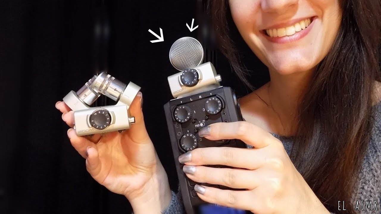 Provando nuova capsula del mic zoom h6♥ Sussurri/Suoni |ASMR Italiano