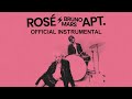 ROSÉ Bruno Mars APT Official Instrumental