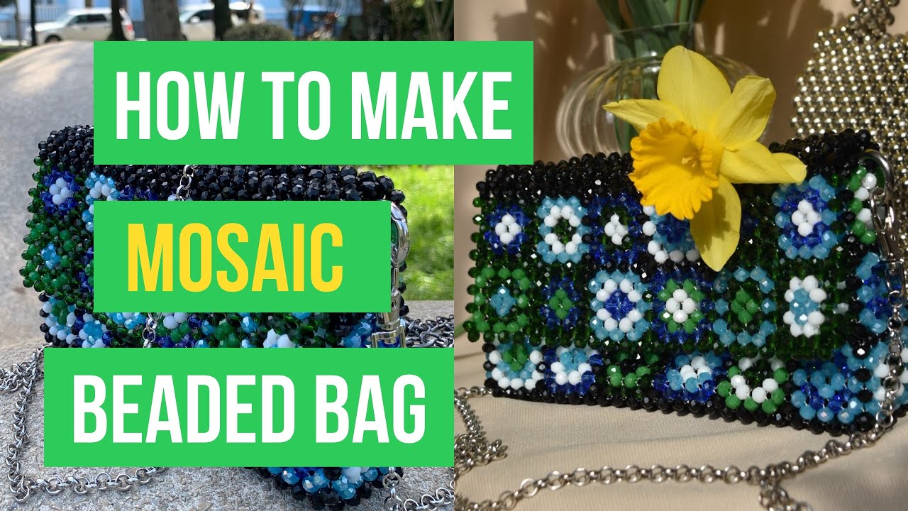 beaded bag tutorial - beaded bag tutorial for begginers
