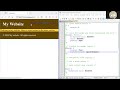 HTML and CSS (part 55): How to create and style a more functional header