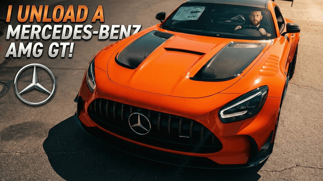 I UNLOAD A MERCEDES-BENZ AMG GT!
