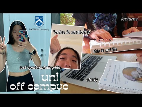 study vlog: off campus monash uni days ~