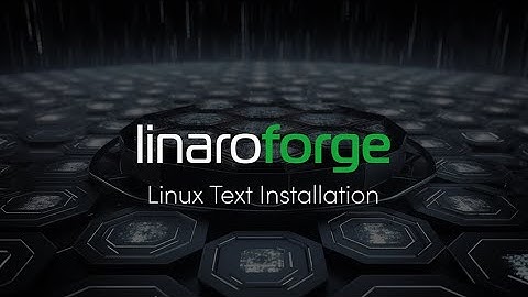 Linux Text Installation