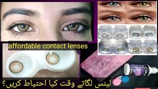 Eye soft crystal Contact lenses"Affordable"lens care information #Azrasparlour screenshot 2