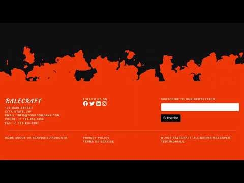 Animated Flaming Footer