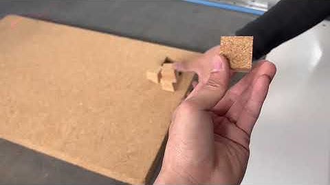 30mm Cork Cutting With CNC Knife Cutting Machine