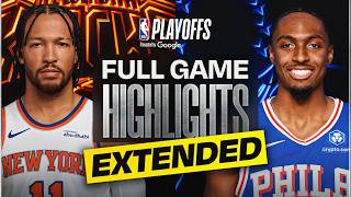 EXTENDED: #3 KNICKS at #7 76ERS | FULL GAME 3 HIGHLIGHTS | May 8, 2026 screenshot 2
