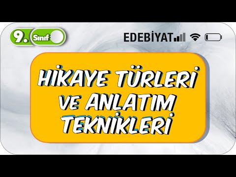 Hikaye Türleri ve Anlatım Teknikleri |  YAZILIDA %100 ÇIKAR ❗ #2023